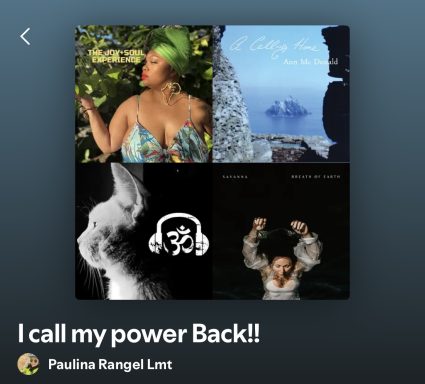 I call my power Back!