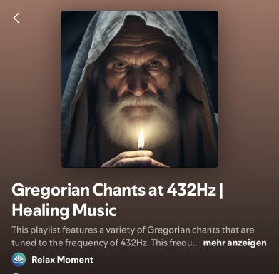 Gregorian Chants at 432 Hz
